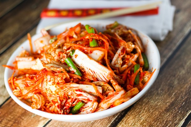 Kim chi là món ăn quen thuộc của người Hàn Quốc
