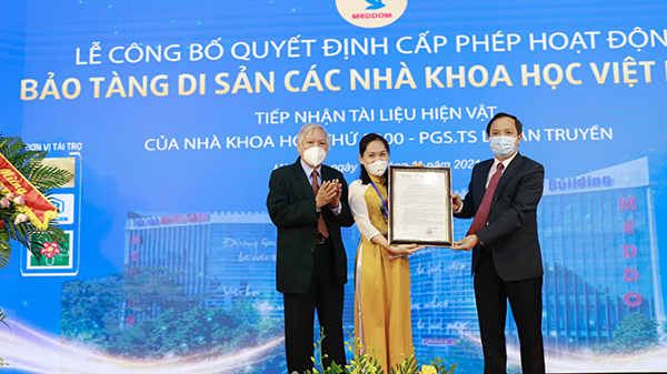 Công viên Di sản các nhà khoa học Việt Nam công bố cấp phép hoạt động bảo tàng sáng 28/11