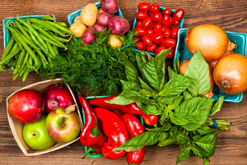 Chất xơ từ rau củ quả giúp bạn bạn no lâu, hạn chế thèm ăn