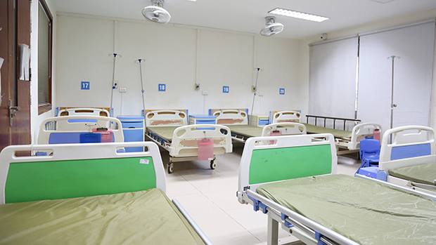 Khu điều trị có 41 giường bệnh sẵn sàng đón bệnh nhân đến điều trị