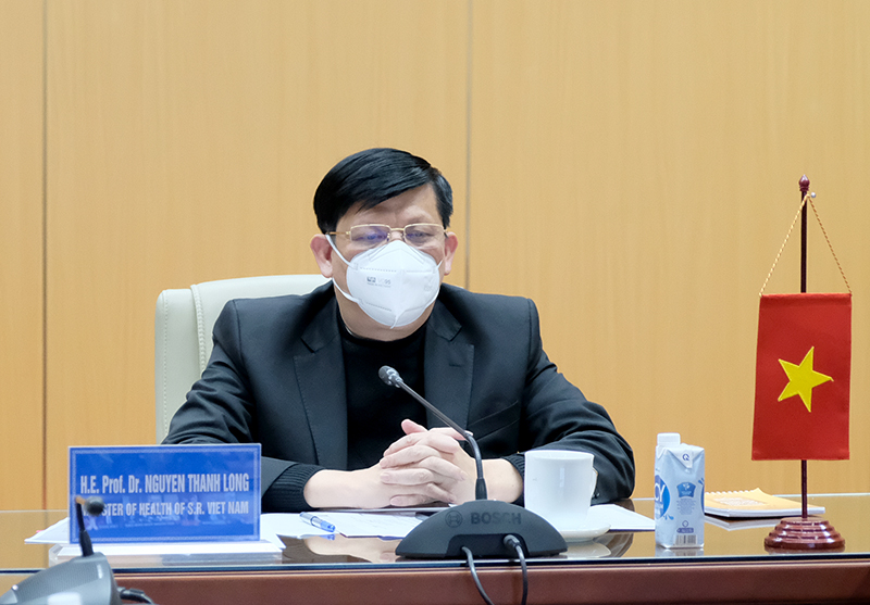 GS.TS Nguyễn Thanh Long- Bộ trưởng Bộ Y tế bày tỏ niềm vui mừng - Ảnh: MOH