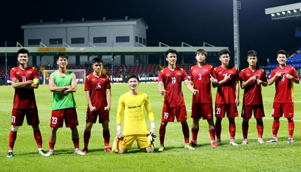 U23 Việt Nam đang thể hiện diện mạo ấn tượng tại Giải bóng đá Đông Nam Á - Campuchia - Ảnh: T.U