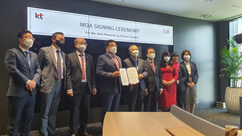 Lễ ký kết Hợp tác giữa Bệnh viện Đại học Y Hà Nội và Tập đoàn Korea Telecom 
