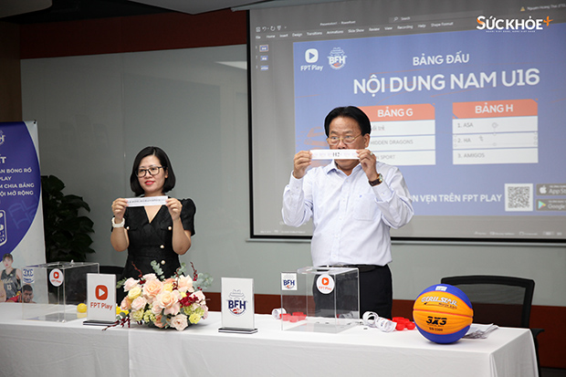Lễ bốc thăm chia bảng Giải bóng rổ 3x3 Hà Nội mở rộng lần thứ III năm 2022  - Ảnh: Nguyễn Hiệp