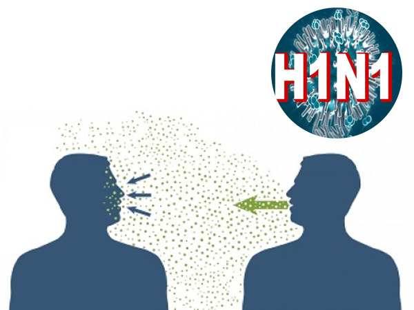Cúm A (H1N1) cũng lây lan rất nhanh qua đường hô hấp 