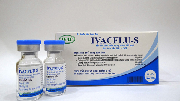 Vaccine IVACFLU-S do Việt Nam sản xuất có thể phòng ngừa được chủng cúm A/H1N1, H3N2 