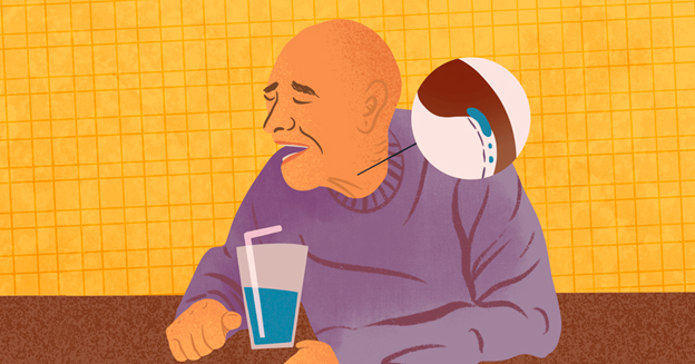 Triệu chứng khó nuốt có thể khiến người bệnh Parkinson “lười” uống nước hơn