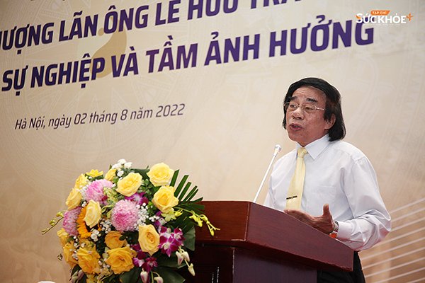 PGS.TS Biện Minh Điền trình bày tham luận tại hội thảo - Ảnh: Hiệp Nguyễn/Sức khỏe+