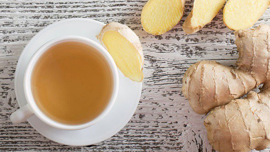 Uống trà gừng có thể giúp cải thiện tình trạng viêm phế quản hiệu quả