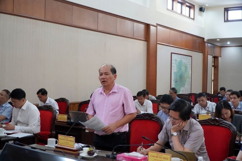 Ông Nguyễn Thế Thịnh - Cục trưởng Cục Y Dược cổ truyền phát biểu tại buổi làm việc - Ảnh: MOH