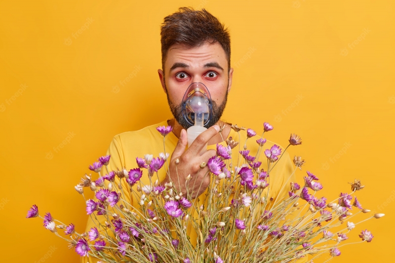 Người bị hen suyễn cần cản thận với chất gây dị ứng như phấn hoa