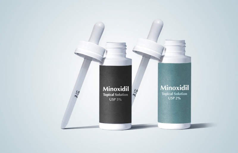 Minoxidil được sử dụng trên da đầu với nồng độ khác nhau - Ảnh: Daniel Alain