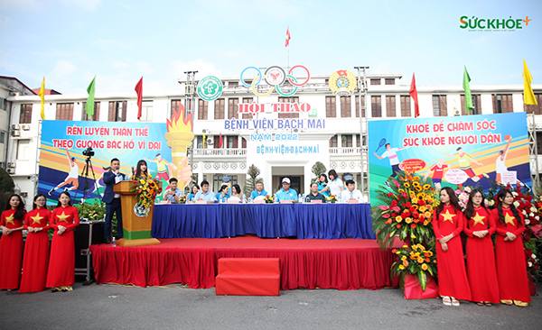 Lễ khai mạc Hội thao Bệnh viện Bạch Mai sau gần 3 năm gián đoạn bởi đại dịch
