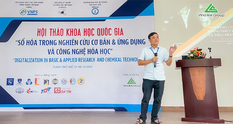 DS. Nguyễn Xuân Hoàng, Chủ tịch Vina-Link Group phát biểu tại hội thảo.