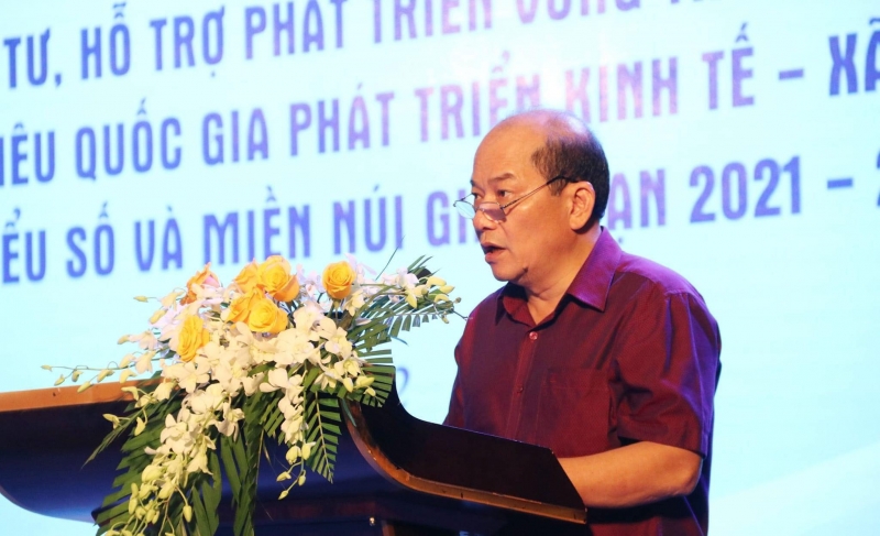 PGS.TS Nguyễn Thế Thịnh, Cục trưởng Cục quản lý Y dược cổ truyền, phát biểu tại hội nghị