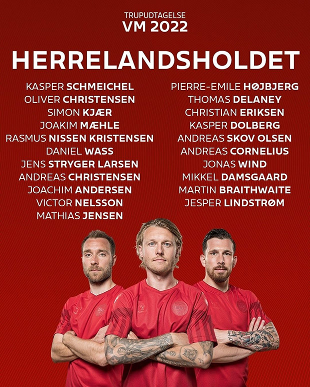 Danh sách tuyển thủ 13 đội bóng châu Âu dự World Cup 2022 - Ảnh 8