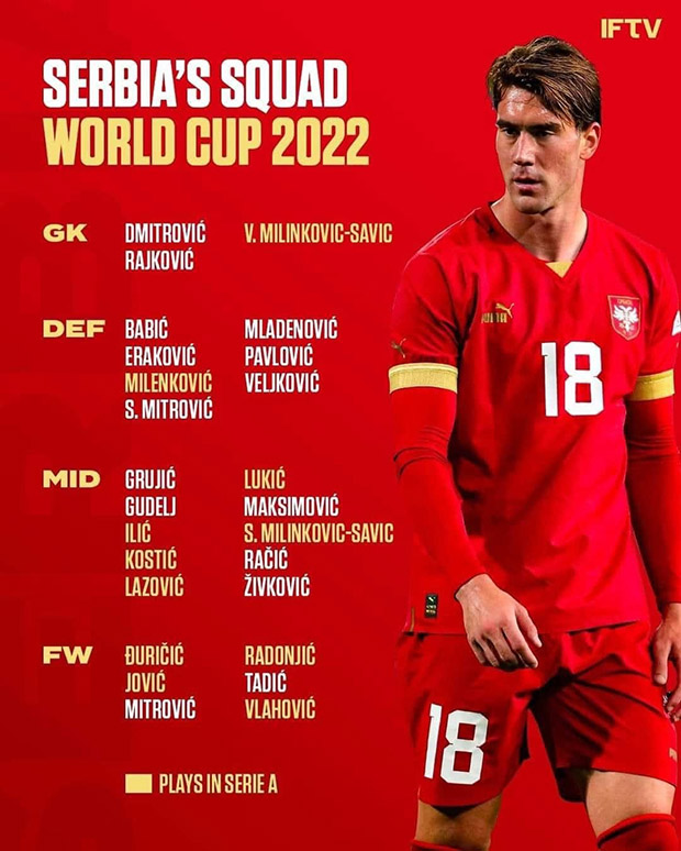 Danh sách tuyển thủ 13 đội bóng châu Âu dự World Cup 2022 - Ảnh 6