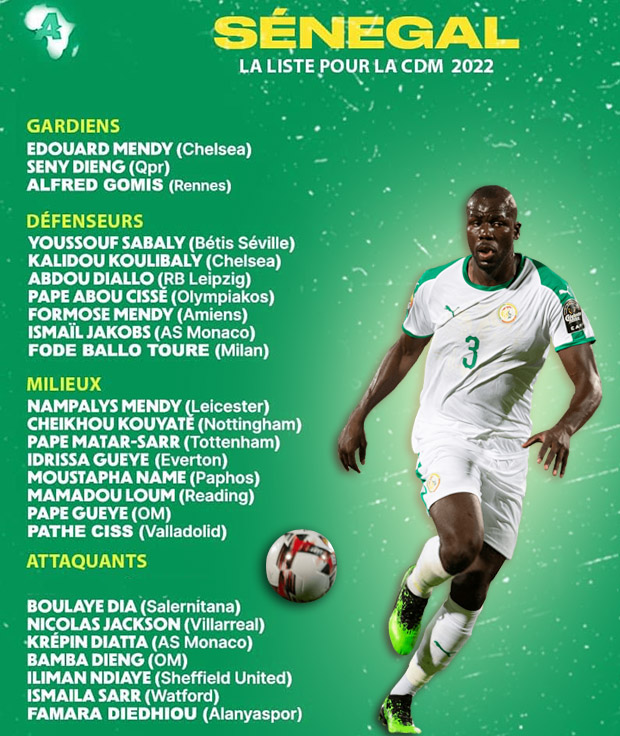 Danh sách các tuyển thủ của 5 ĐTQG châu Phi dự World Cup 2022  - Ảnh 3