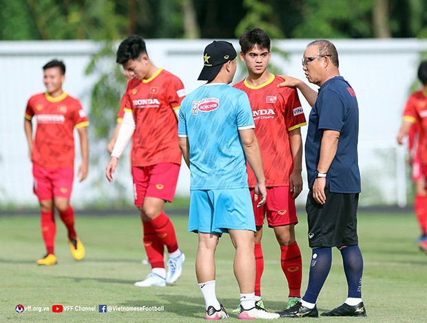 Rất nhiều cầu thủ trẻ hay những gương mặt mới được HLV Park Hang-seo trao cơ hội trong 5 năm cầm các ĐT Việt Nam - Ảnh: VFF