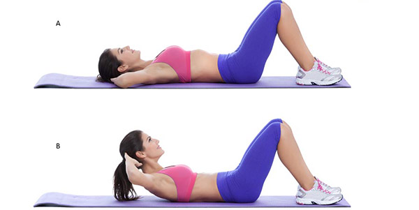 Gập bụng giúp phát triển phần cơ lõi chắc khỏe, giúp hỗ trợ cột sống và liên kết hông tốt hơn.