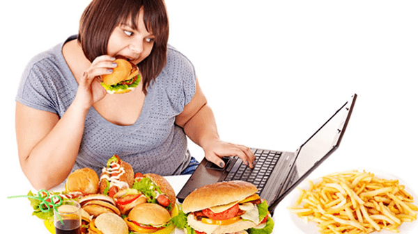 Những người mắc chứng cuồng ăn họ không thể kiểm soát lượng thực phẩm và calo hấp thụ vào người