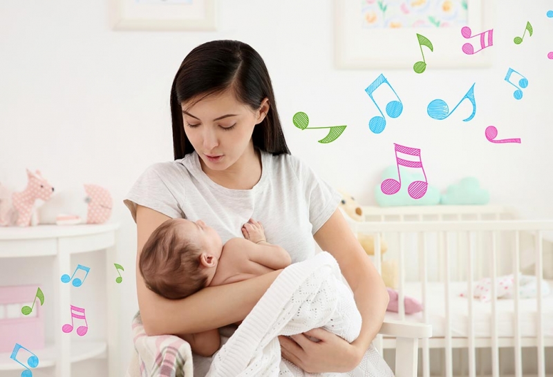 Hát cho trẻ nghe giúp con sớm phát triển khả năng nghe và cảm thụ