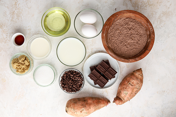 sweet-potato-chocolate-cake-ingredients