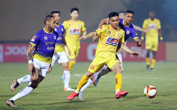 Hà Nội FC không thể có 3 điểm trước Đông Á Thanh Hóa như kỳ vọng - Ảnh: VTC