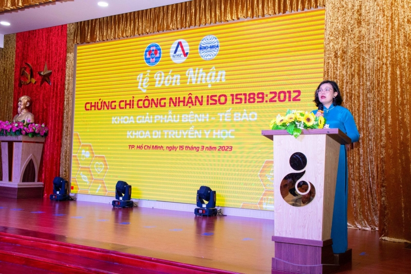Bệnh viện Hùng Vương tổ chức Lễ đón nhận Chứng chỉ công nhận ISO 15189:2012 cho Khoa Giải phẫu bệnh - tế bào và Khoa Di truyền học