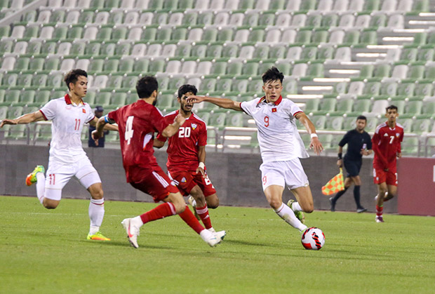 Thất bại của U23 Việt Nam trước U23 Iraq hay UAE thực ra chưa nói lên điều gì vì đơn giản là đối thủ mạnh và vượt trội hơn hẳn - Ảnh: VFF