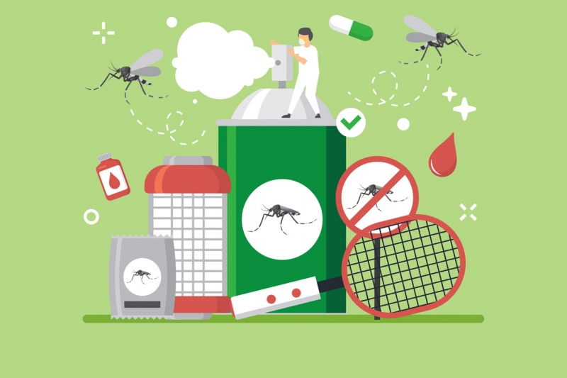 Vệ sinh môi trường, diệt bọ gậy và phun hóa chất diệt muỗi là các biện pháp phòng, chống sốt xuất huyết