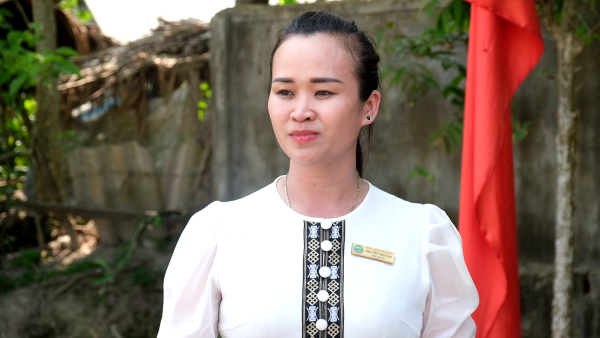 Cô Nguyễn Thị Vân - Hiệu trưởng trường Mầm non Bình Chuẩn.