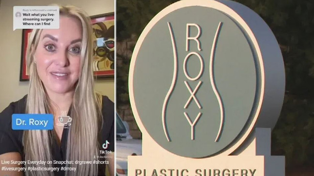 BS Roxy livestream các ca phẫu thuật tại phòng khám của mình 