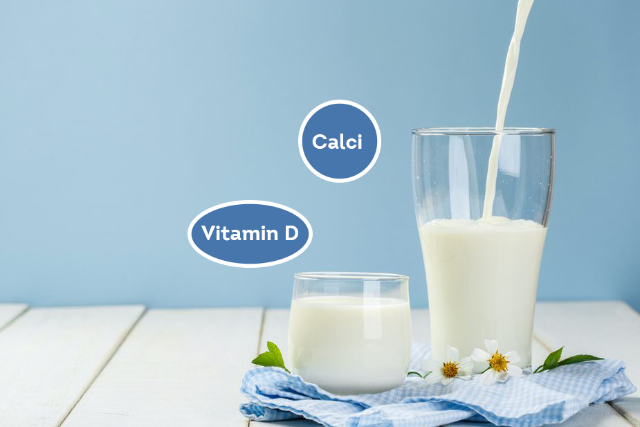 Sữa thực vật thường được bổ sung vitamin D và calci 