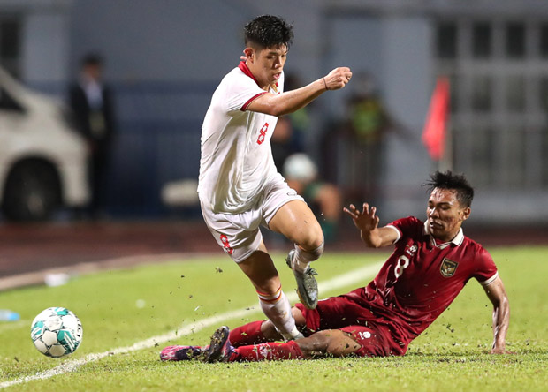 Đã có những lúc U23 Việt Nam chưa cho thấy được bản lĩnh để khiến người hâm mộ tin tưởng vào khả năng đánh bại U23 Indonesia - Ảnh: VFF