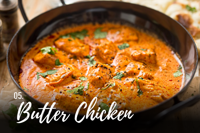 Butter Chicken là món ăn đặc trưng, nổi tiếng của Ấn Độ.