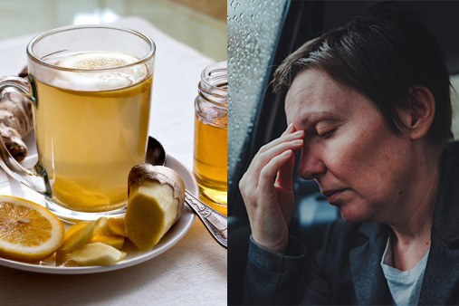 Uống trà gừng trước khi xe khởi hành khoảng 30 phút giúp ngăn ngừa triệu chứng buồn nôn do say xe
