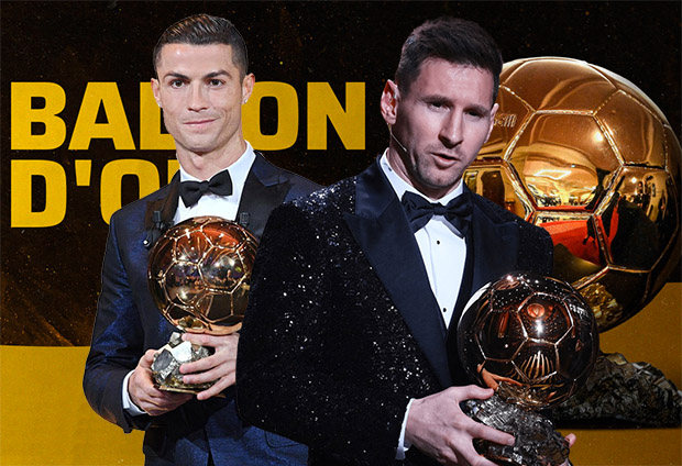 Messi và Ronaldo đã lập nên một đế chế vĩ đại ở giải thưởng Quả bóng vàng với 13 lần cùng nhau đăng quang