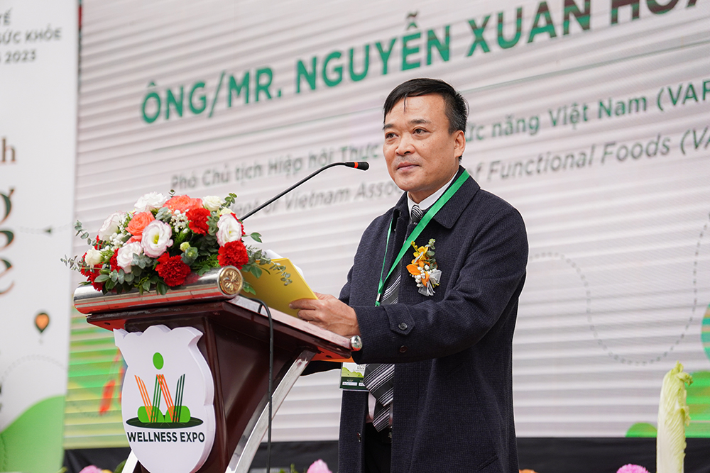 DS Nguyễn Xuân Hoàng đánh giá việc tổ chức Wellness Expo 2023 là phù hợp với thực tiễn Việt Nam - Ảnh: Việt An/sức khỏe+