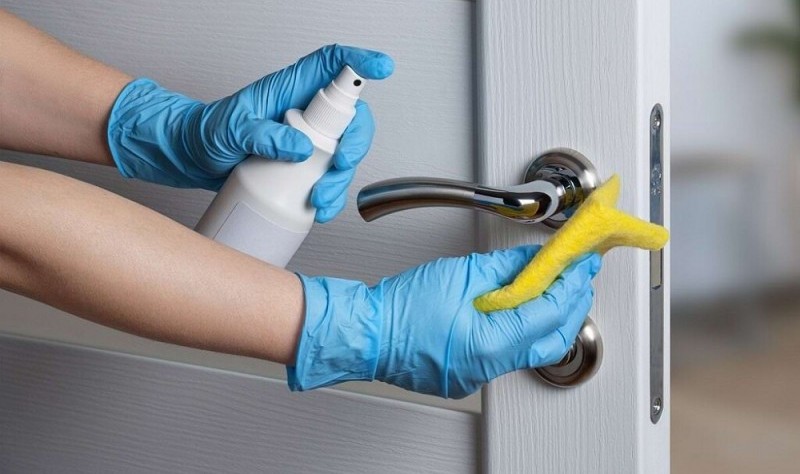 Nên chú ý dọn dẹp các bề mặt trong nhà để loại bỏ vi khuẩn gây bệnh
