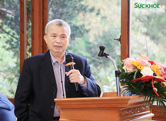 PGS.TS Trần Đáng, Chủ tịch Hiệp hội Thực phẩm chức năng Việt Nam khẳng định ngành TPCN đang có tốc độ phát triển ngày càng nhanh - Ảnh: Hiệp Nguyễn