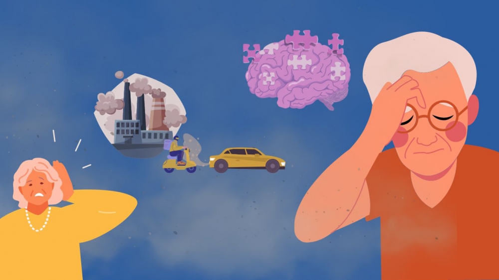 Tiếp xúc với không khí ô nhiễm kéo dài có thể làm tăng nguy cơ mắc chứng sa sút trí tuệ