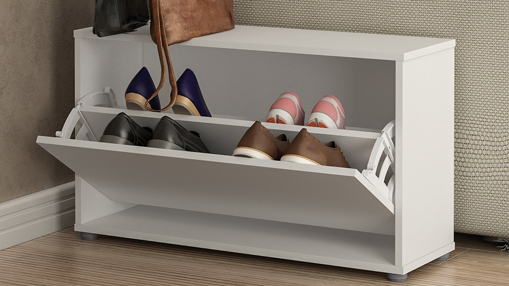 Tủ giày có thể đóng kín giúp ngăn mùi giày tất lan ra khắp căn phòng