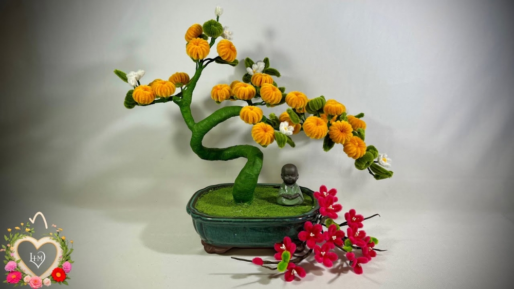 Cây quất bonsai được kênh YouTube Handmade S2 hướng dẫn thực hiện