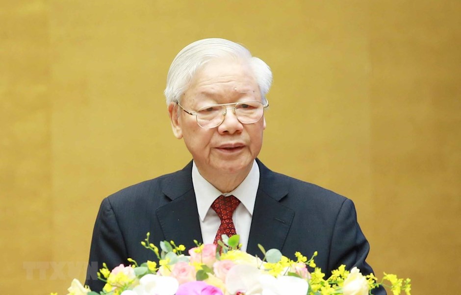 Tổng Bí thư Nguyễn Phú Trọng tin tưởng, sẽ hoàn thành tốt những mục tiêu mà Đại hội XIII đã đề ra.