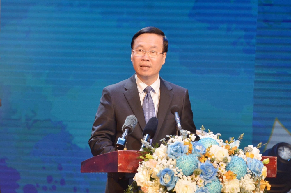 Chủ tịch nước Võ Văn Thưởng phát biểu tại Chương trình Tôn vinh Thầy thuốc Việt Nam