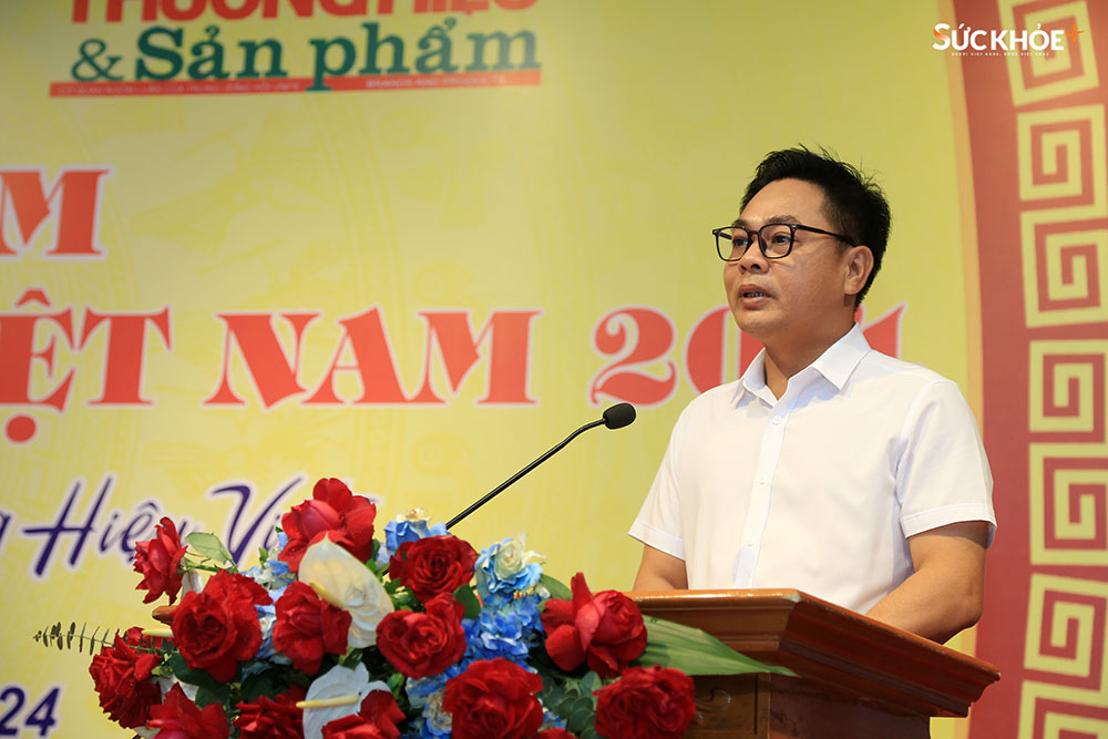 Ông Đỗ Hồng Trung, Phó Chánh Văn phòng Thường trực Ban Chỉ đạo 389 Quốc gia phát biểu