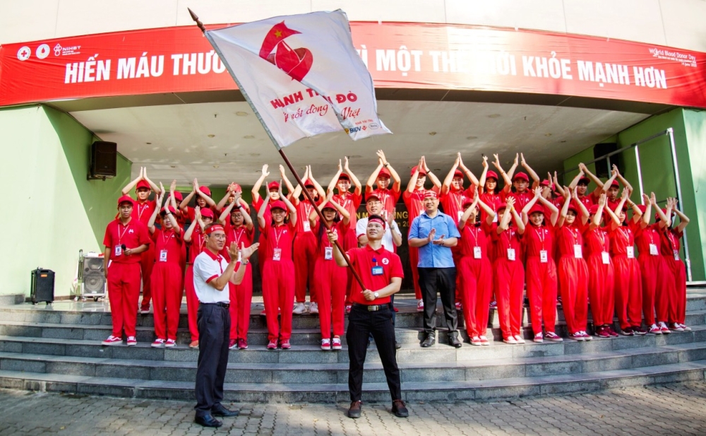 Anh Trịnh Xuân Thủy là thủ lĩnh của Hội Thanh niên Vận động hiến máu Hà Nội với hơn 3.500 thành viên