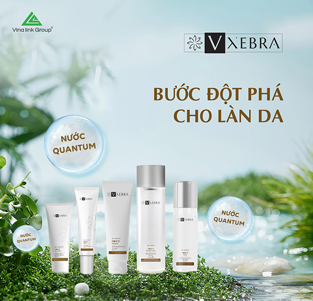 Dòng mỹ phẩm Vxebra Orico ứng dụng công nghệ độc quyền Bio-Quantum để nâng cao hiệu quả sản phẩm.