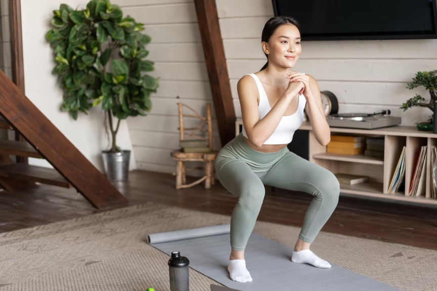 Bài tập squat giúp cải thiện cơ mông, khắc phục tác hại do ngồi nhiều